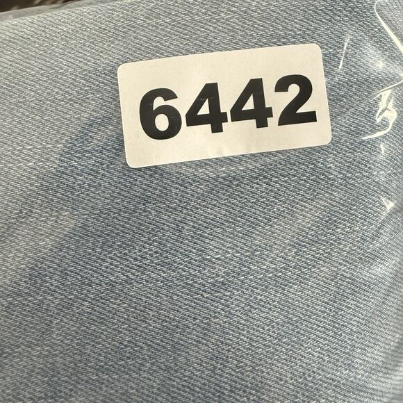 Rag & Bone Jeans Women 30 Serena High Rise Wide Leg Light Wash Raw Hem Denim - Picture 11 of 11